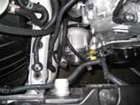 Infiniti G37 supercharger and bracket installed