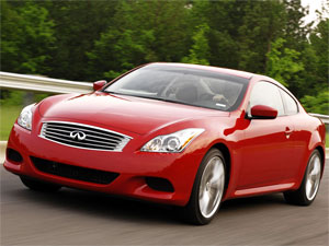 Red 2008 Infiniti G37 Journey Coupe with Sport and Premium Packages