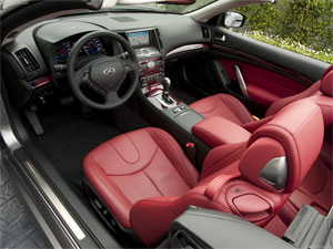 2009 Infiniti G37 convertible leather appointed interior