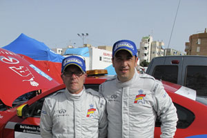 Infiniti G37 spanish rally championships safety car drivers