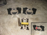 Install Rear brake pads G37